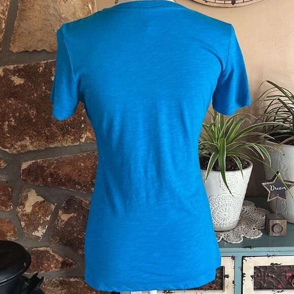 NEXT Level Apparel Women’s Blue Sunday Funday Tee Size Small - Picture 6 of 10